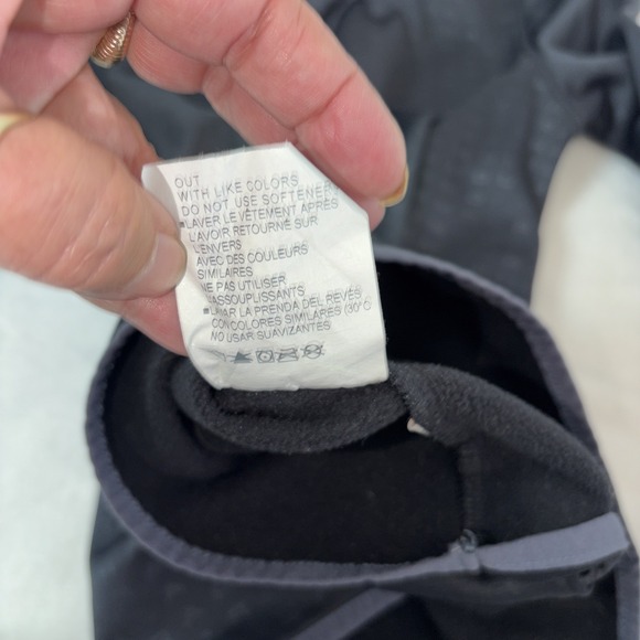 UNDER ARMOUR ―Boys Youth Large LOOSE Black/Gray/Blue Graphic Hoodie Sweatshirt - Picture 8 of 11